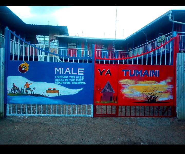 Miale ya Tumaini school gate